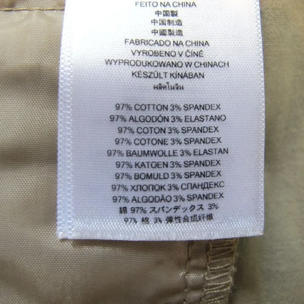 Michael Kors Women's Size‎ 8 Khaki Zipper Pockets Pants